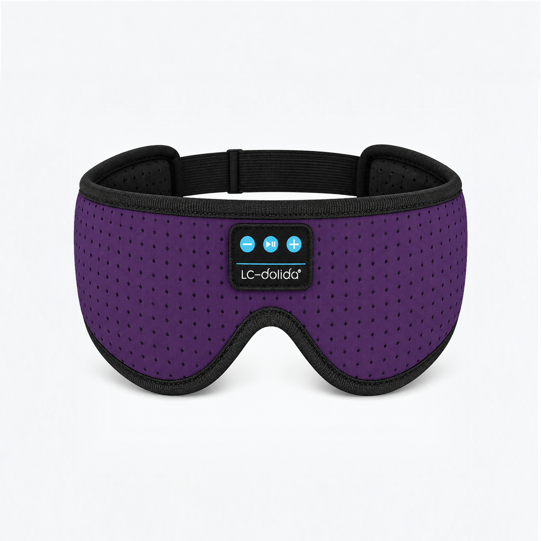 LC-dolida White Noise Bluetooth Sleep Mask with 8 Sounds