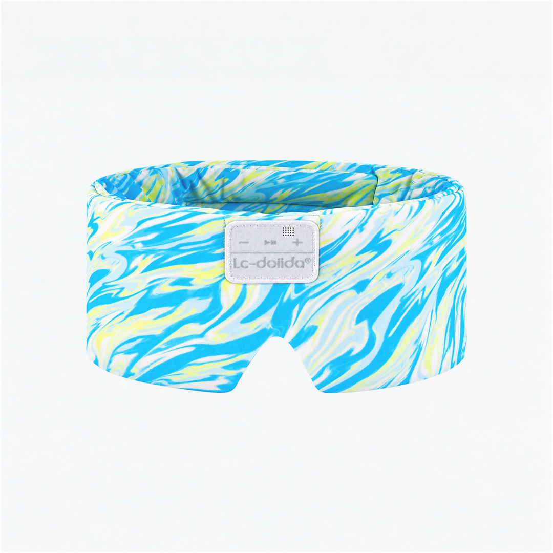 LC-dolida Printed Wraparound Bluetooth Sleep Mask
