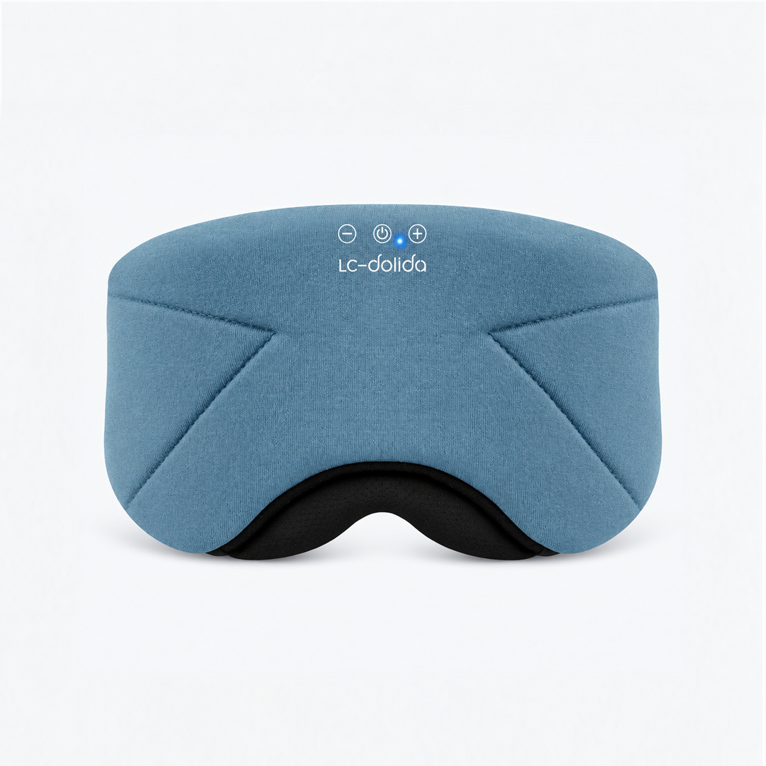 LC-dolida Bamboo Cotton Bluetooth Sleep Mask with Ear Cushions