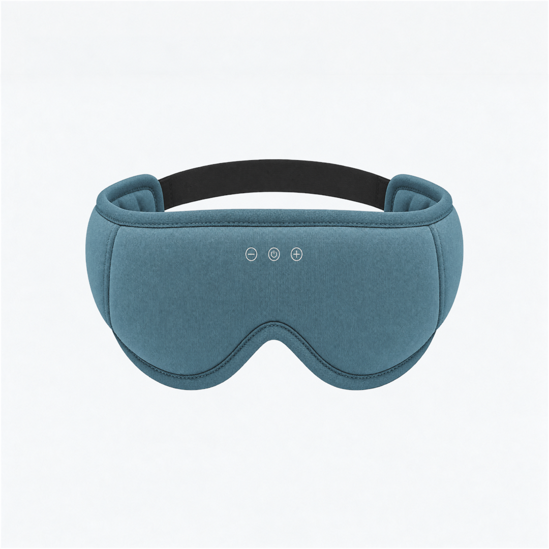 LC-dolida 3D Bamboo Cotton Bluetooth Sleep Mask with Detachable Cups