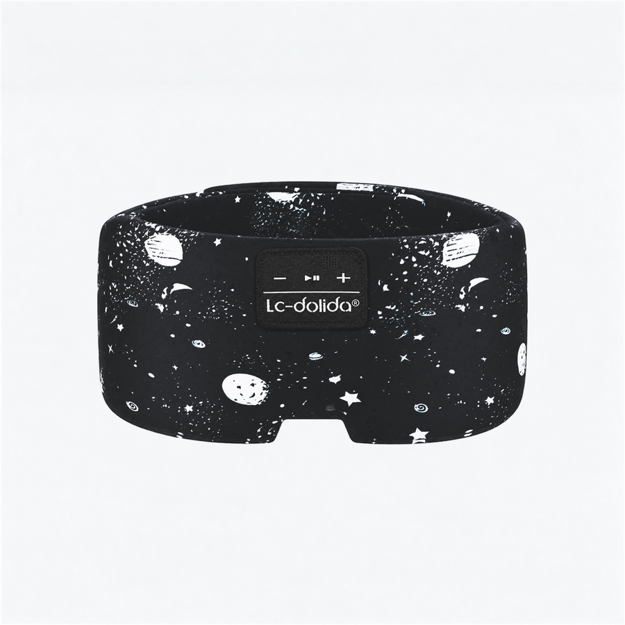 LC-dolida Printed Wraparound Bluetooth Sleep Mask