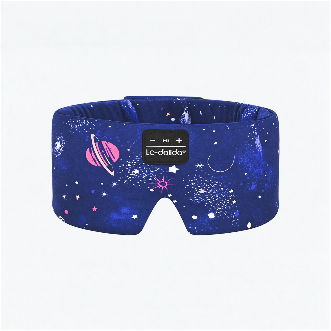 LC-dolida Printed Wraparound Bluetooth Sleep Mask