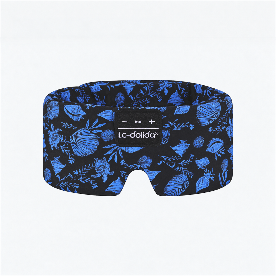LC-dolida Printed Wraparound Bluetooth Sleep Mask