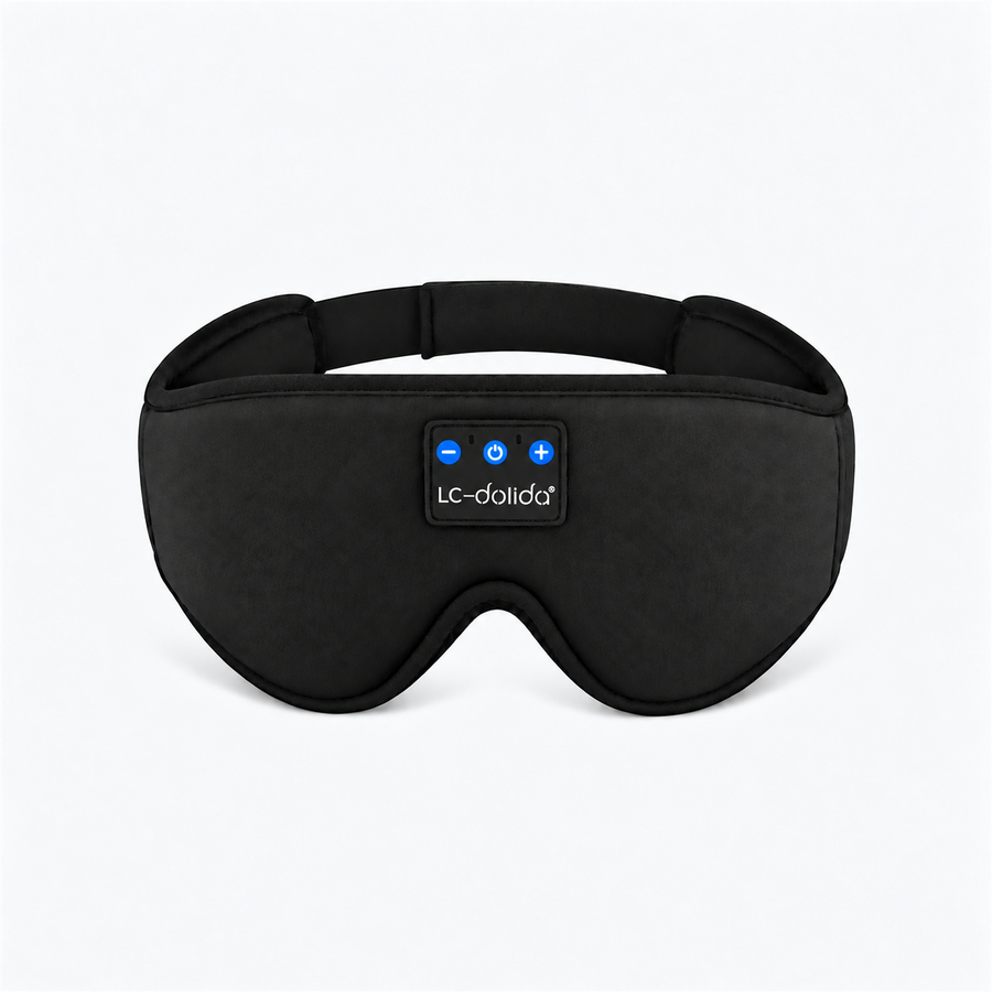 LC-dolida 3D Bluetooth Sleep Mask with Headphones